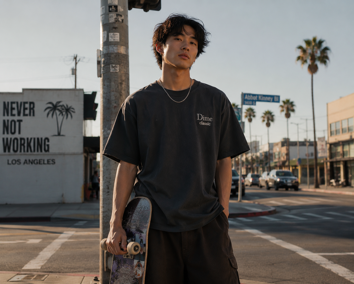 Editorial portrait, lean and athletic